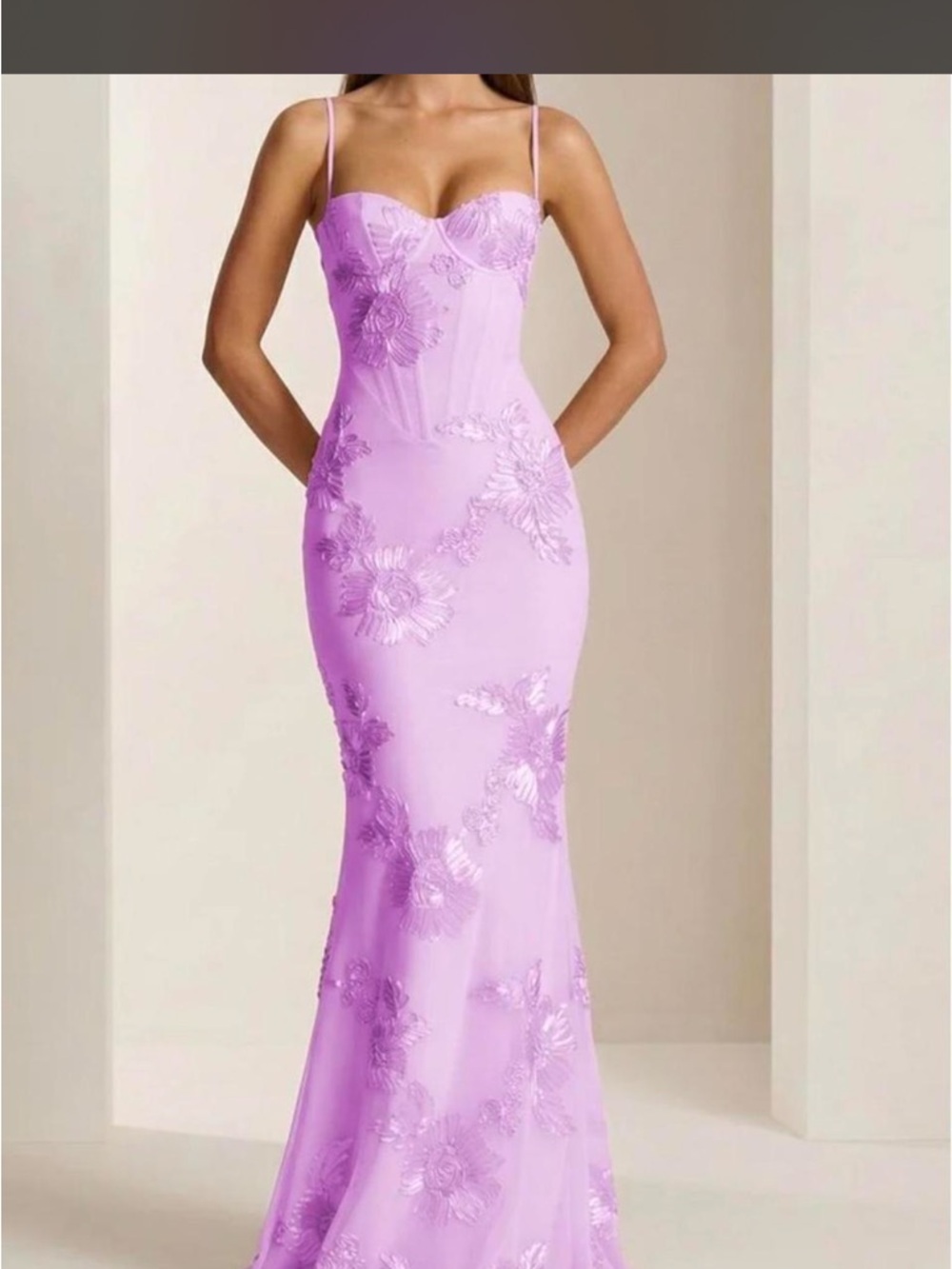 KISSPROM lilac floral dress
